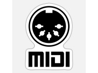 ligações MIDI para sincronismo com outros equipamentos 